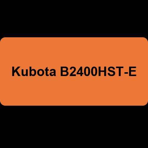Kubota B2400HST-E